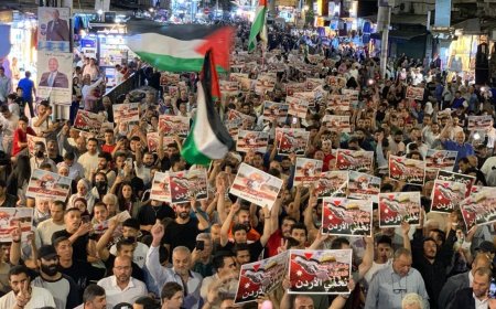 Ürdün'de, İsrail'in Batı Şeria'da 28 Ağustos'ta başlattığı "geniş çaplı" saldırılar protesto edildi