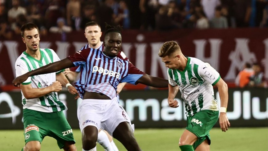 Trabzonspor'da hayal kırıklığı! Avrupa'ya veda...