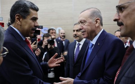 Cumhurbaşkanı Erdoğan, Maduro ile görüştü