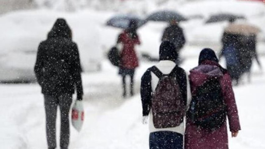 Birçok şehirde eğitime kar engeli! İşte okulların tatil edildiği il ve ilçeler…