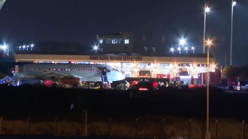 Antalya’da inişe geçen Rus yolcu uçağında yangın