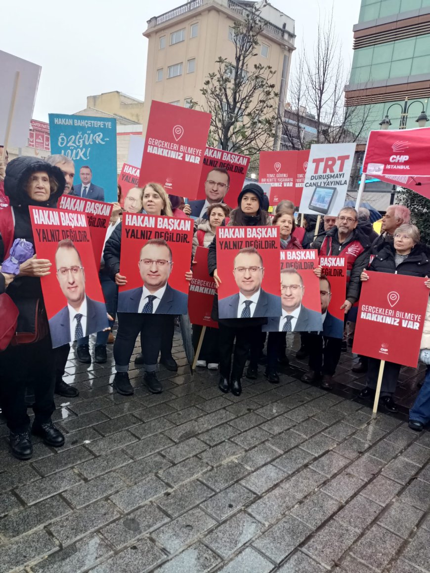 Gaziosmanpaşa CHP İlçe Başkanı Yalçın Kızılaslan, Açıklamalar da bulundu