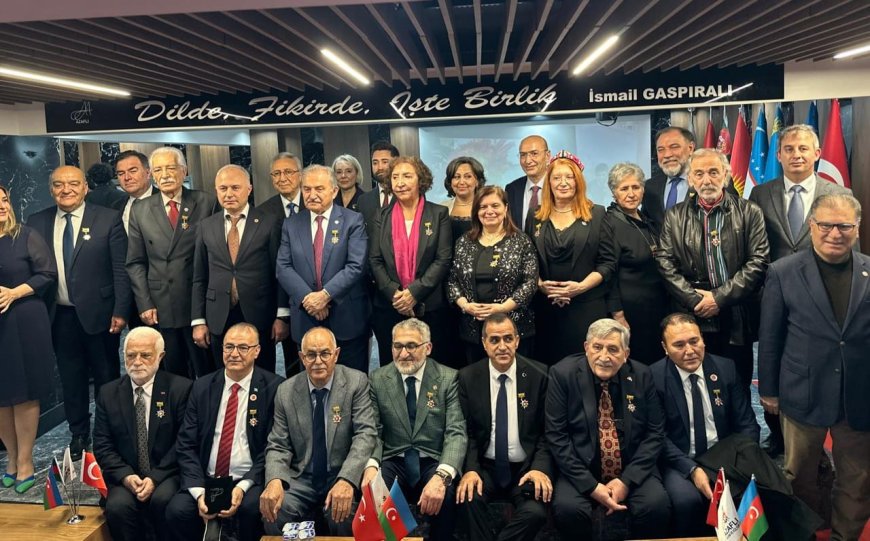 AZAFLI SOSYAL YARDIM VE KÜLTÜR DERNEĞİ  TÜRK DÜNYASINA VE TÜRK KÜLTÜRÜNE HİZMET ÖDÜL TÖRENİ DÜZENLEDİ